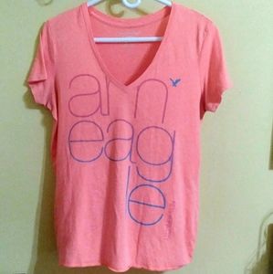 American Eagle Outfitters V-Neck Graphic Tee